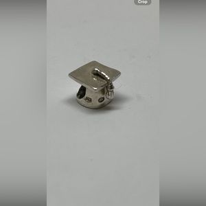 Reflections Antique finish Graduation Cap bead Charm